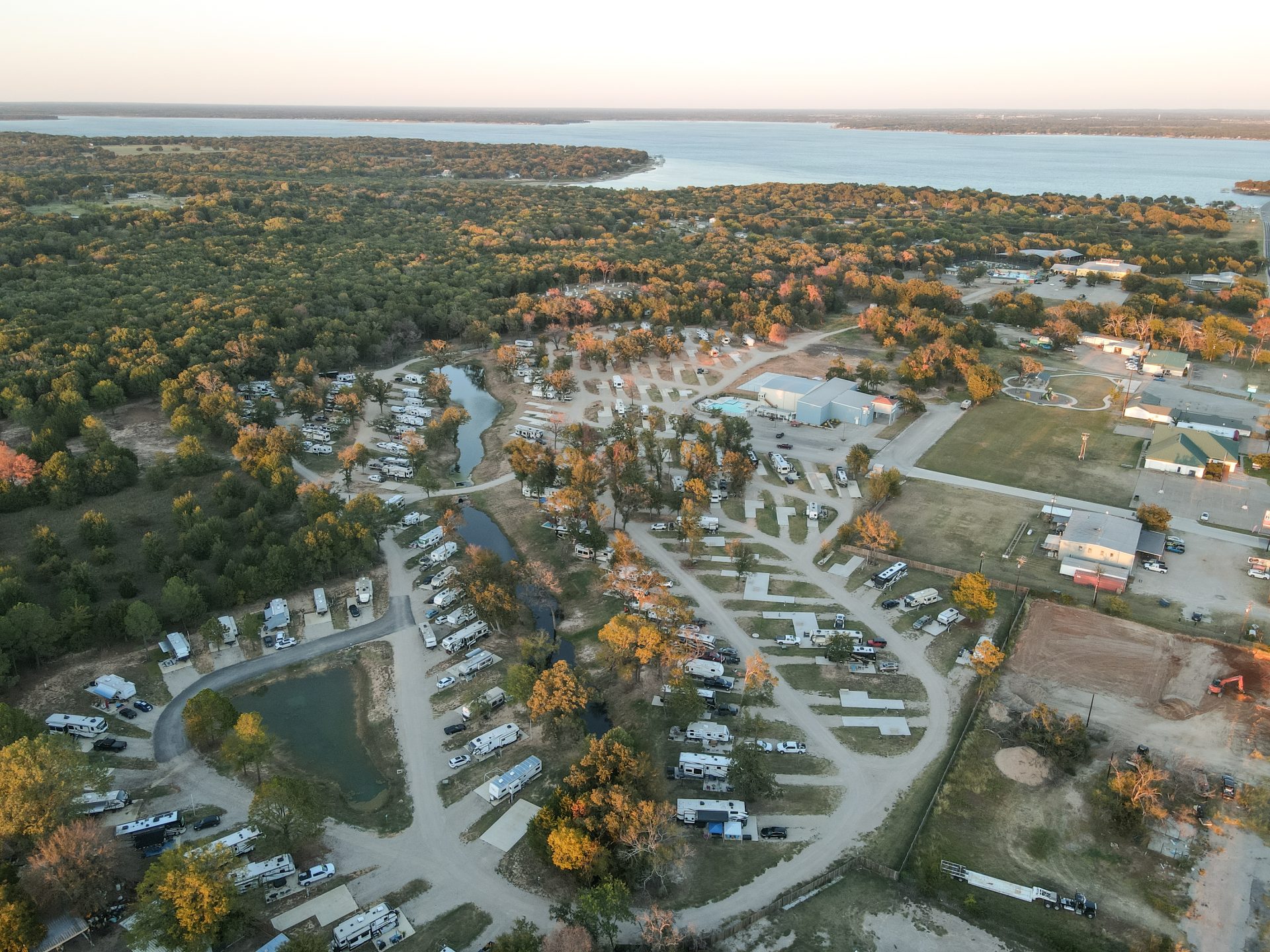 Blue Sky at Cedar Creek Lake RV Camping Seven Points, TX
